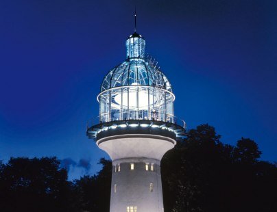 Der Lichtturm in der Nacht in Solingen, © Lichtturm Solingen