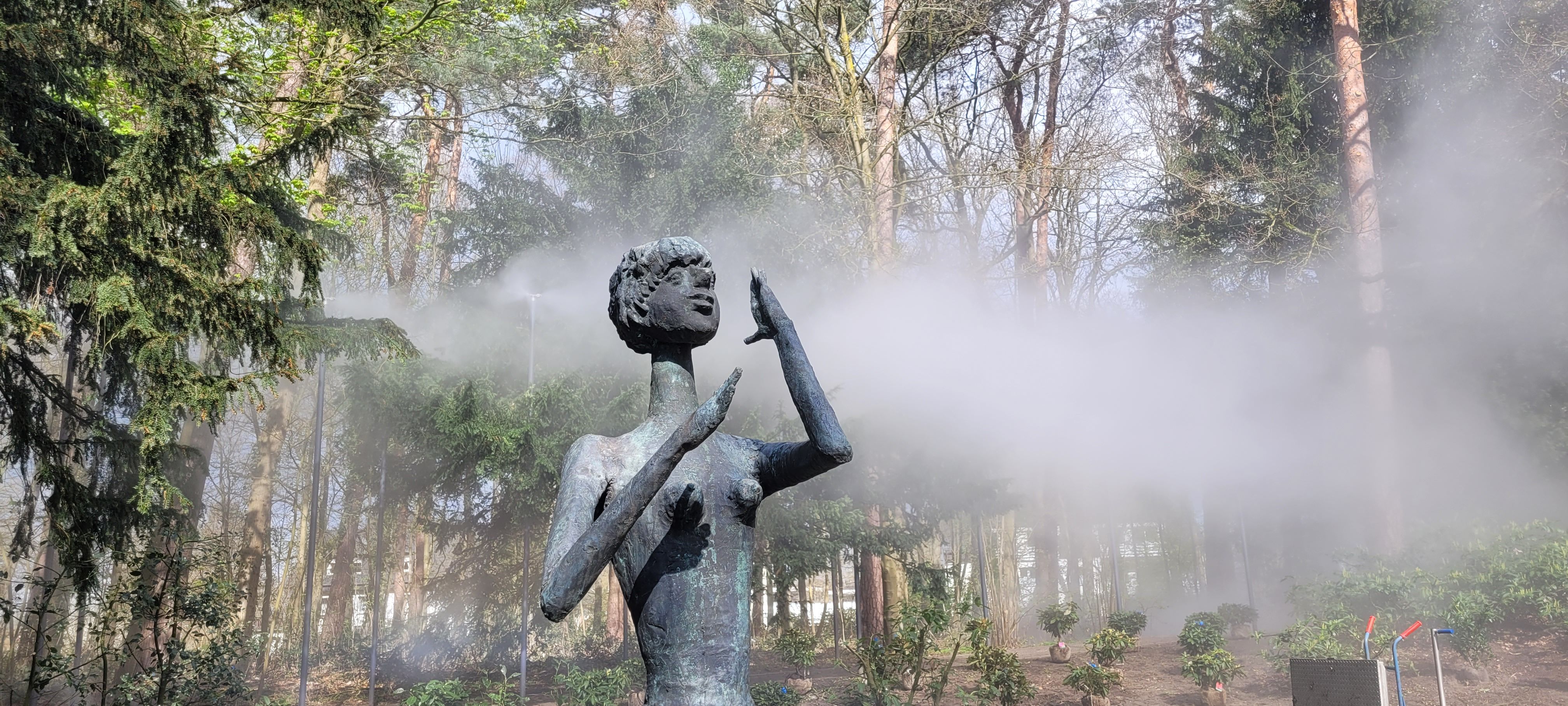 Nebelweg Skulptur Bad Waldliesborn