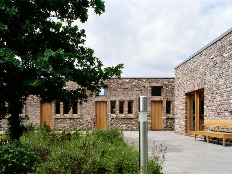 Der Innenhof des Gästehauses