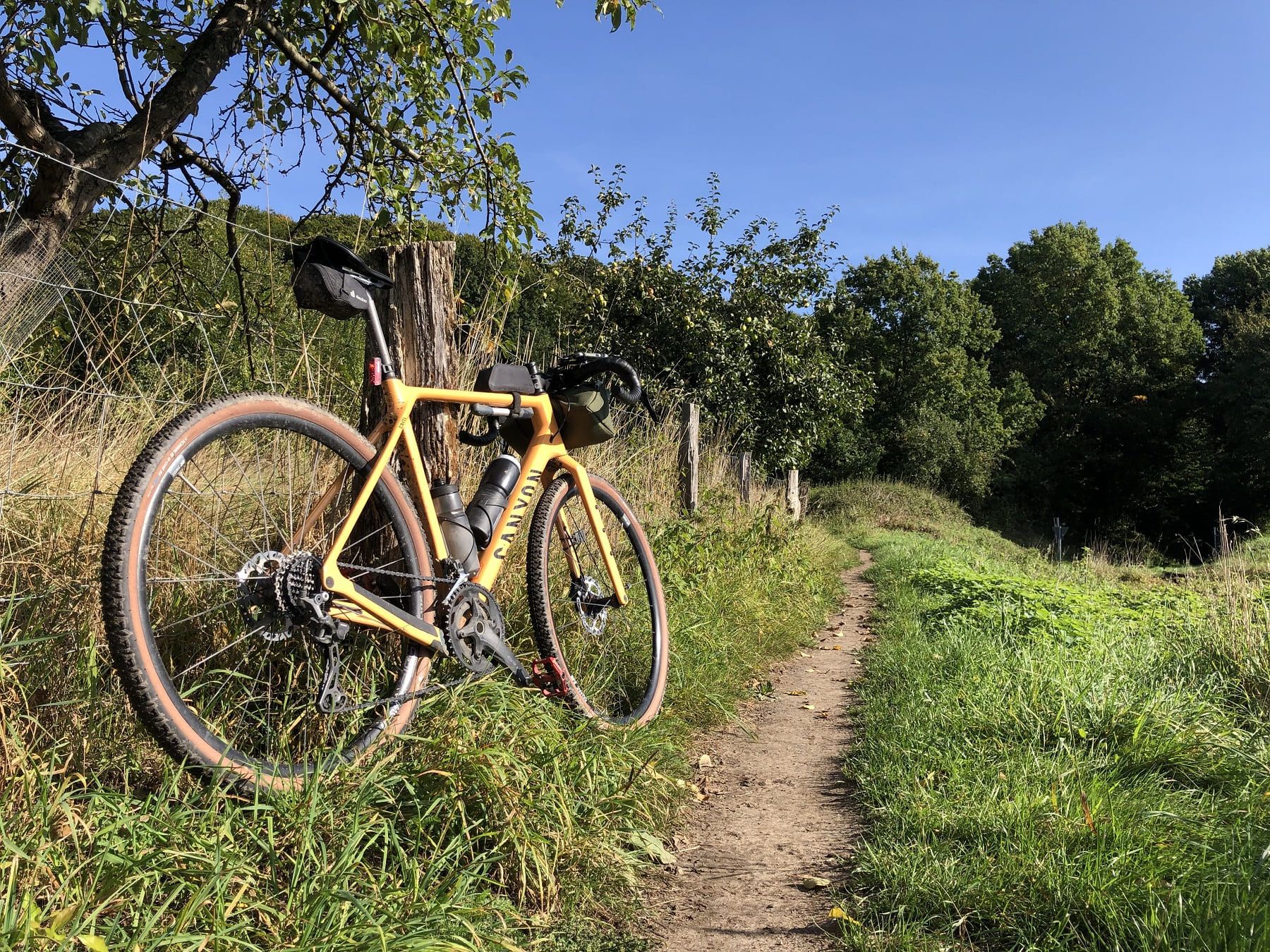Auf der Münsterland Gravel-Transversale am Fuss des Teutoburger Waldes