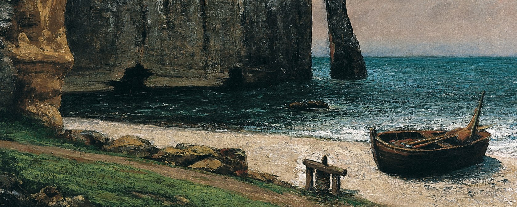 Gustave Courbet, Die Steilküste bei Étretat, um 1896, © Von der Heydt-Museum Wuppertal