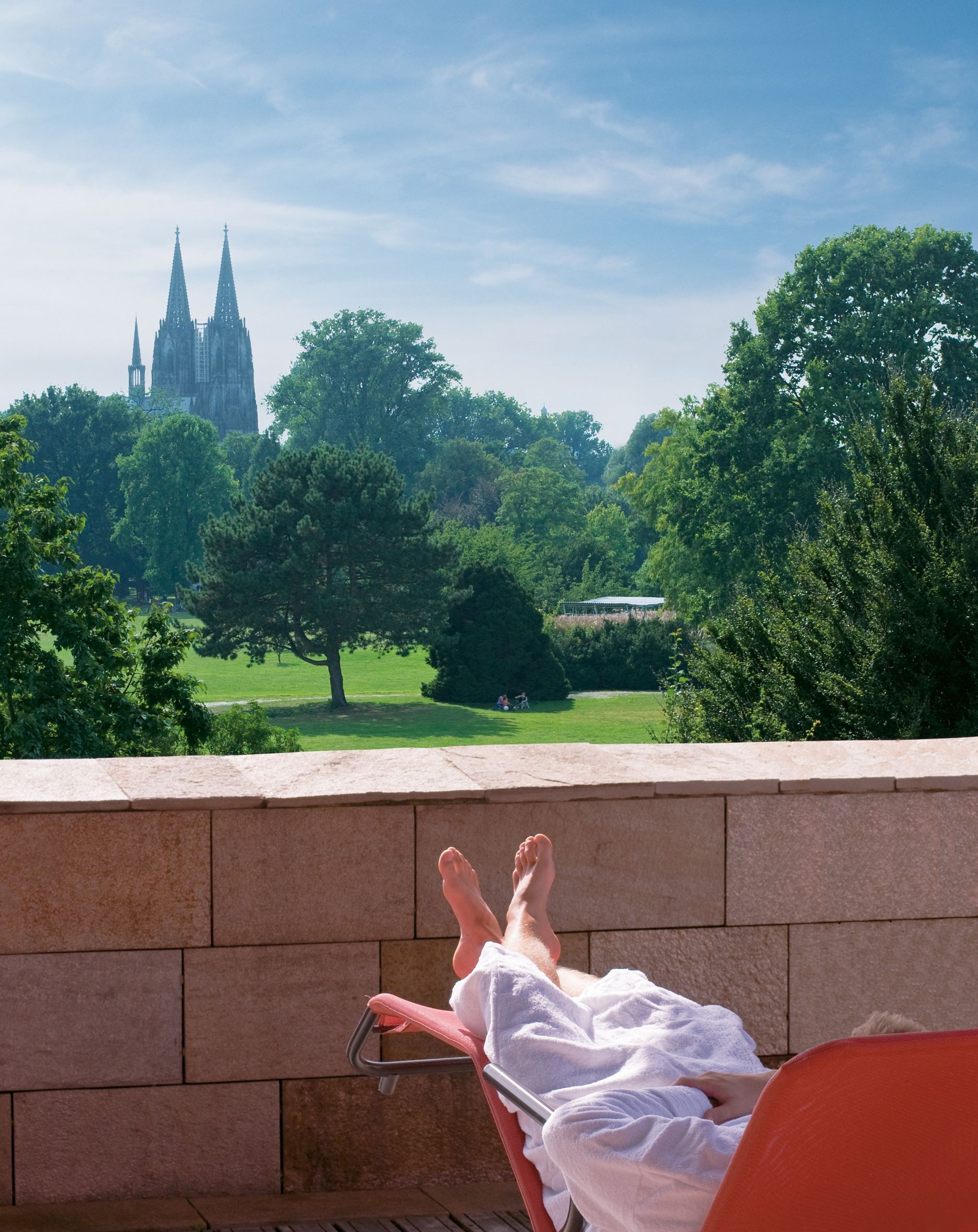 Terrasse mit Domblick, Claudius Therme