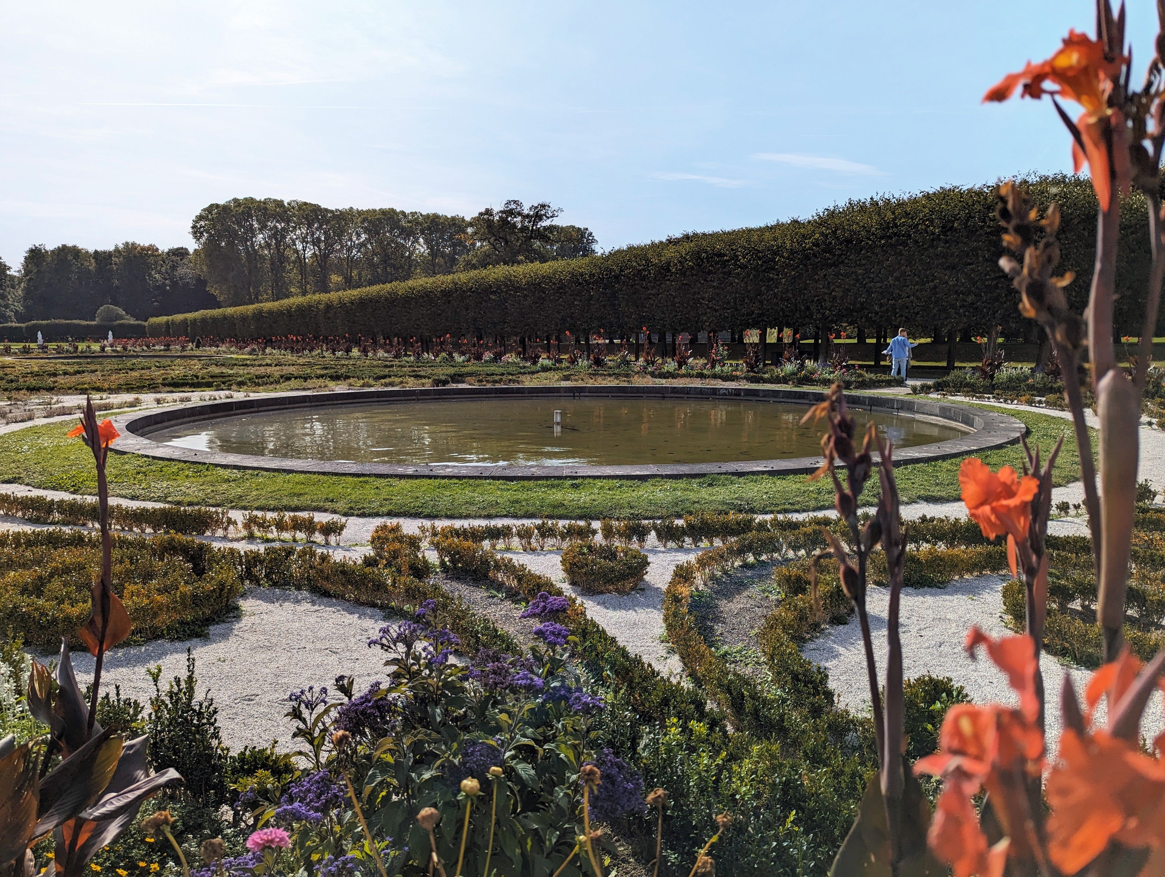 Der Garten des Schlosses Augustusburg zeugt von planerischer Finesse