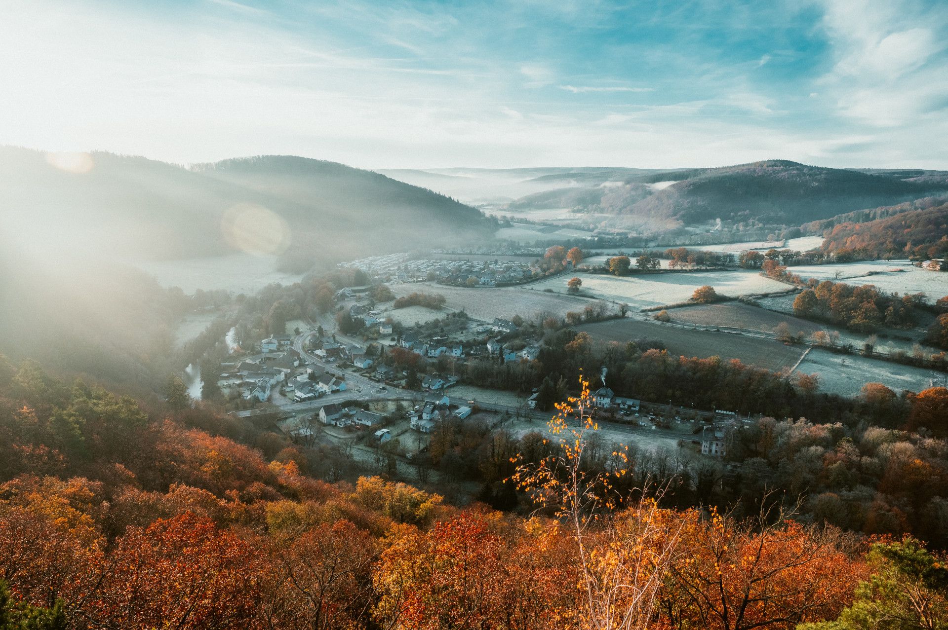 Panorama im Herbst