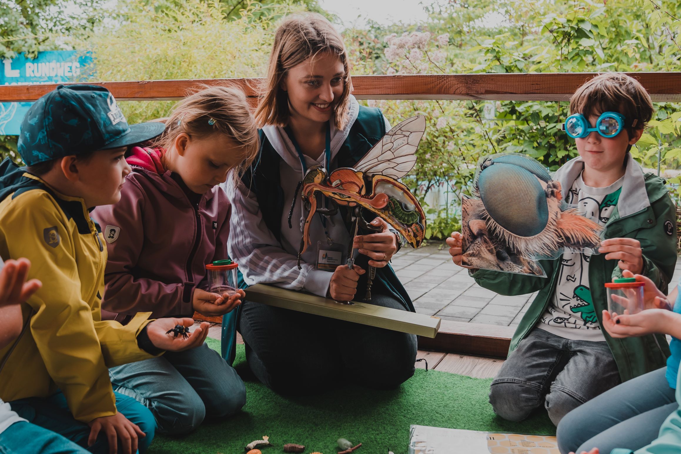Bildungsarbeit im Tierpark & Fossilium Bochum